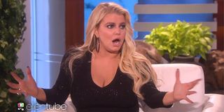 Jessica Simpson on The Ellen DeGeneres Show in 2017