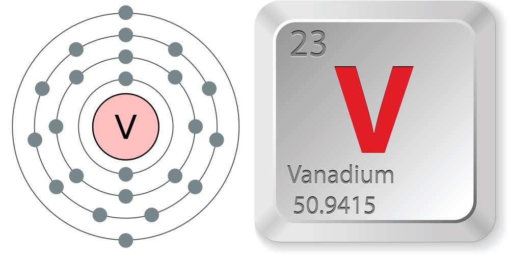 Ванадий электронная схема