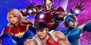 Ryu, Captain Marvel, Iron Man and Mega Man in Marvel vs. Capcom: Infinite