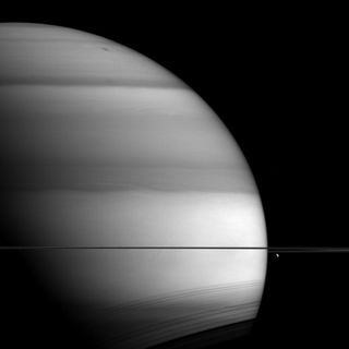 Methane on Saturn