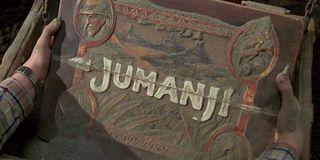 The Jumanji game board being unearthed once again in Jumanji