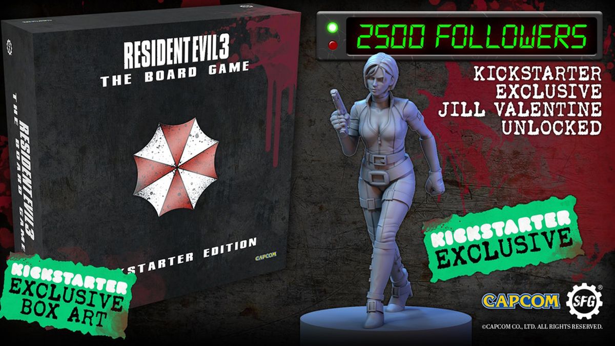 A new Resident Evil 3 board game challenges you to survive Raccoon City