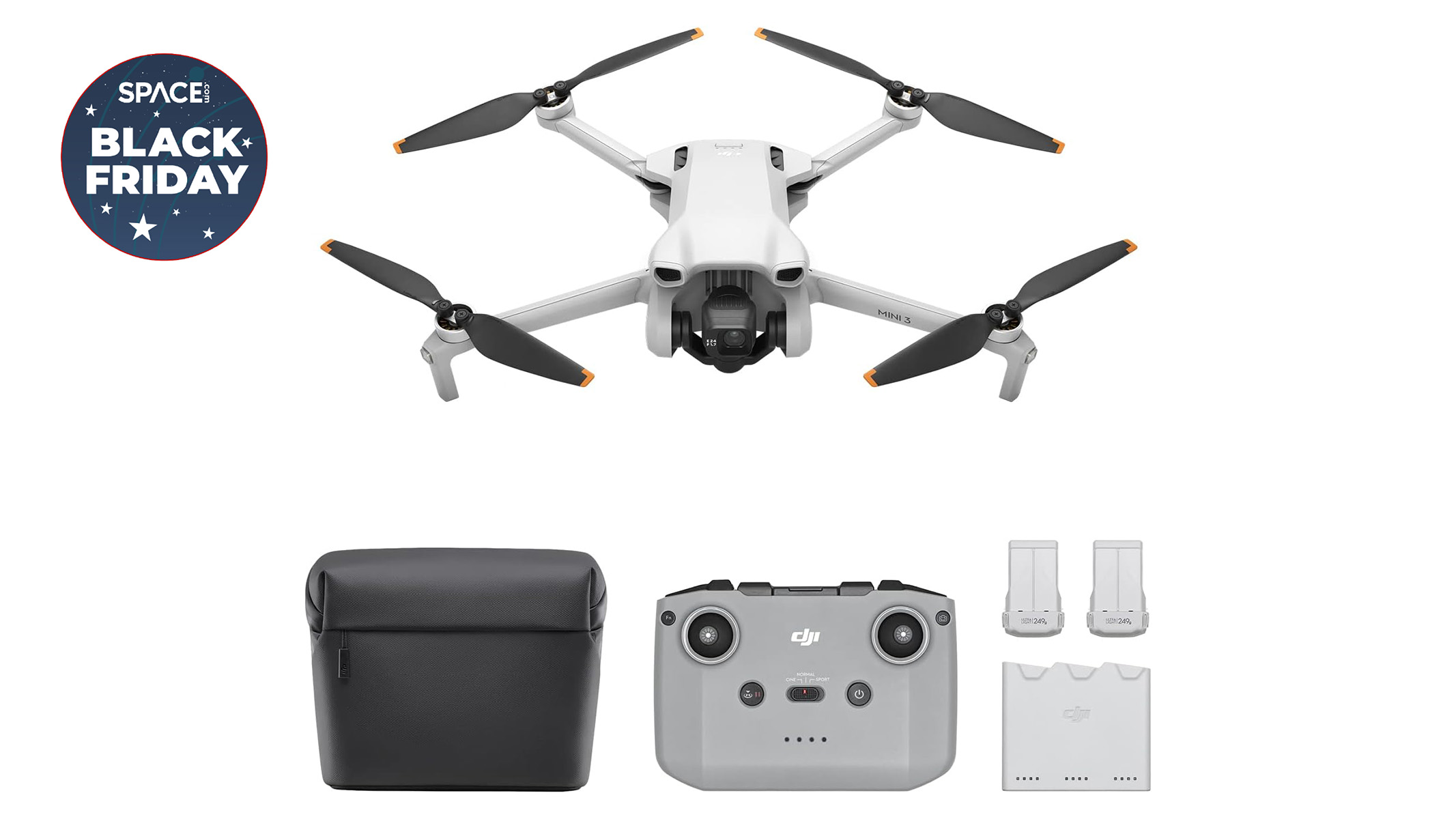 Black Friday beginner drone on sale — save $60 on the DJI Mini 3 Fly More Combo Space