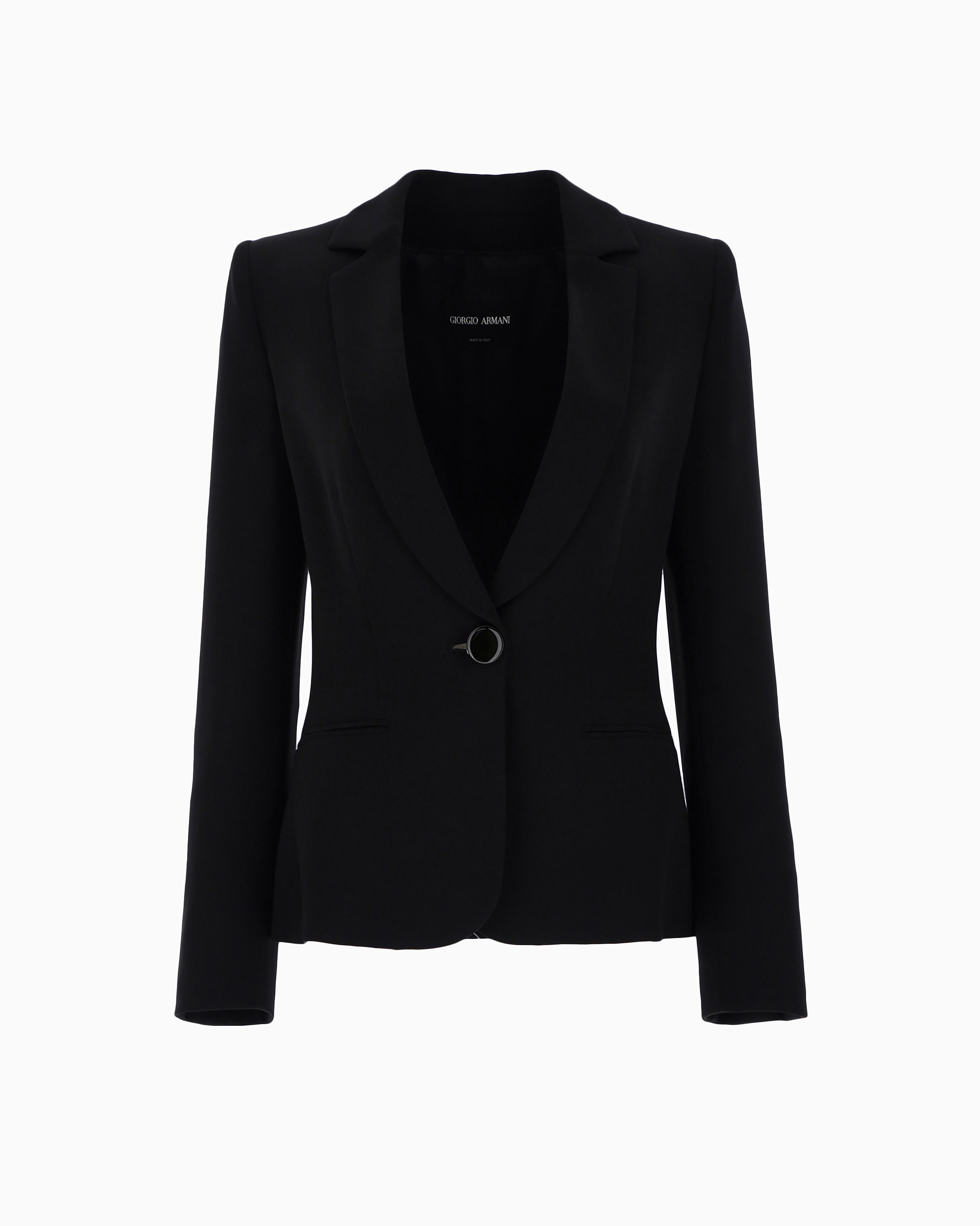 Mulberry Silk Single-Breasted Jacket