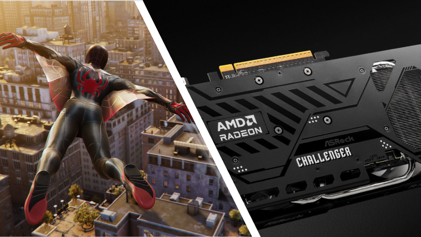 Marvel's Spider-Man 2 screenshot and AMD GPU render