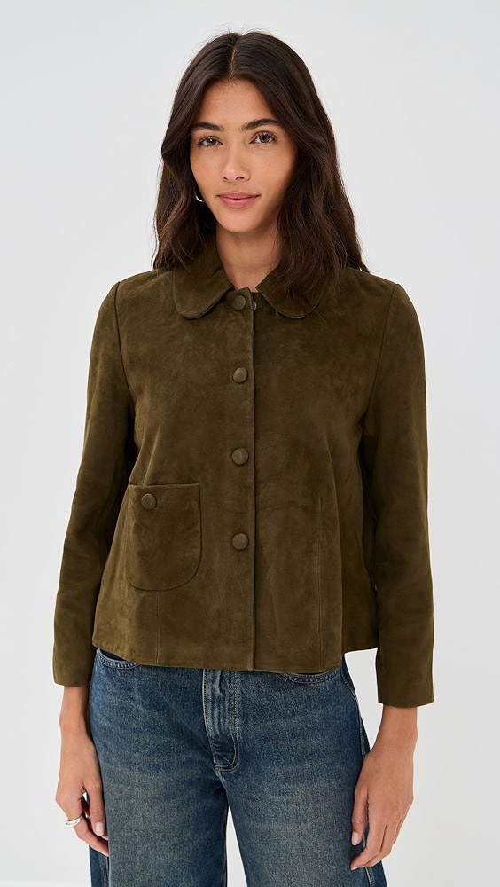 Ba&sh Milas Suede Jacket