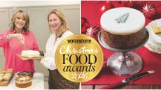 Celebrity Judge Ruth Langsford and Group Food Director Jen Bedloe for woman&home Christmas Food awards 2026