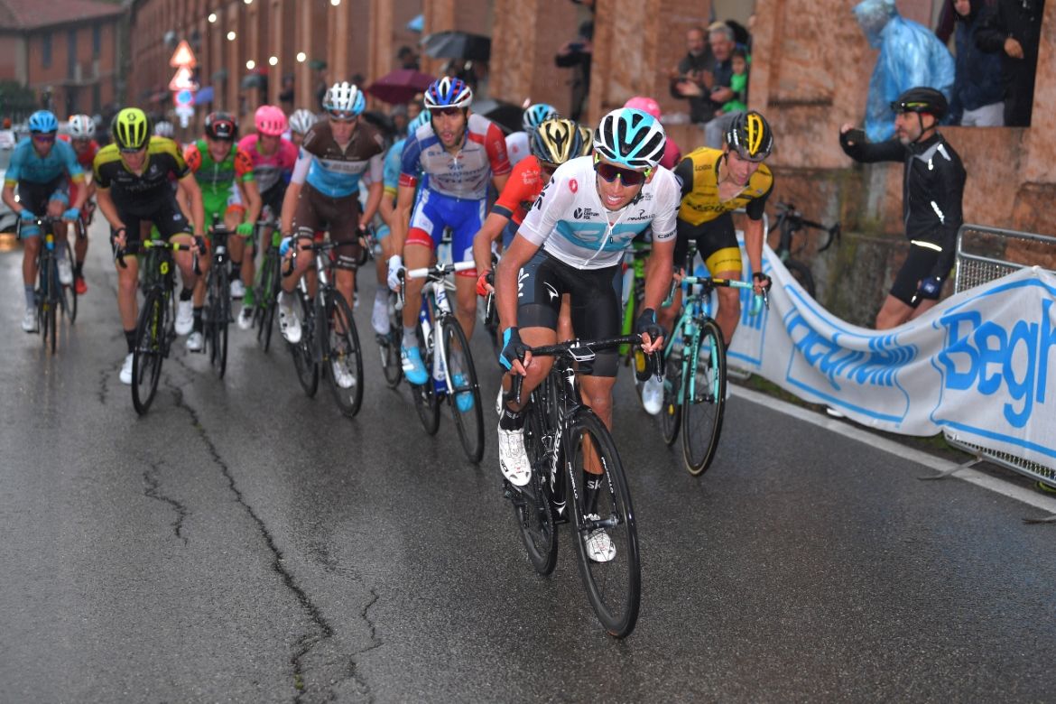 Egan Bernal sets the pace on the final climb