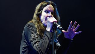 Ozzy Osbourne performs with Black Sabbath at Nikon at Jones Beach Theater on August 17, 2016 in Wantagh, New York