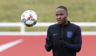 Raheem Sterling is in line to win his 50th cap