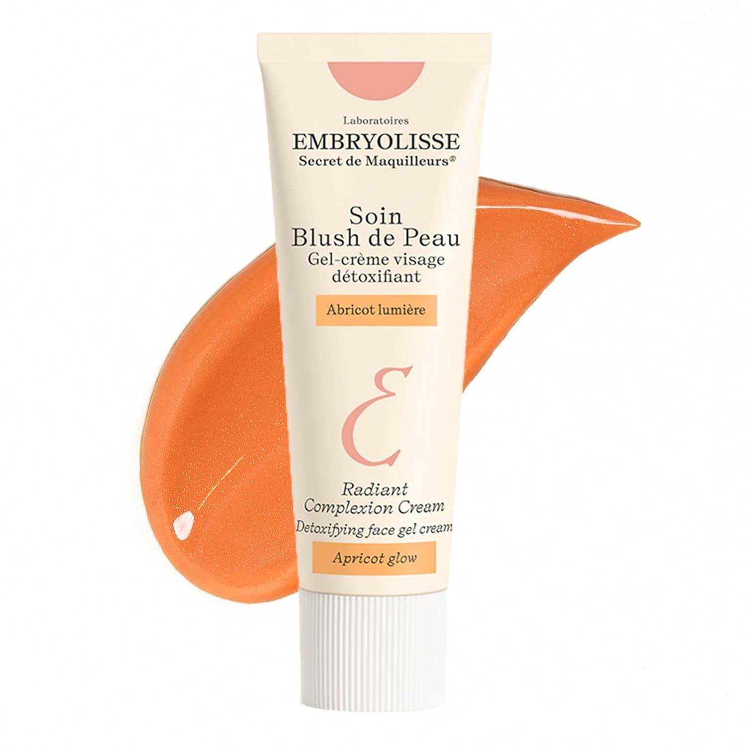 Embryolisse Radiant Complexion Cream. Hybrid Makeup & Face Moisturizer With Hyaluronic Acid & Shea Butter. Illuminating Care for Glowing Skin - Peach Shade, 1.01 Fl Oz