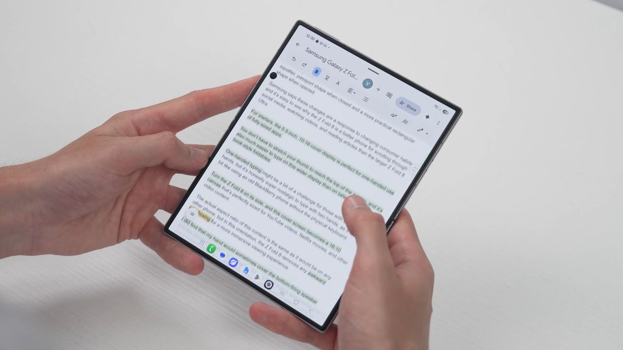 Samsung Galaxy Z Fold 8 product shots