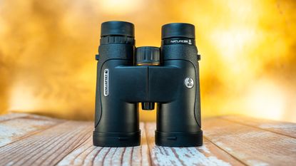 Celestron Nature DX ED 10x42 on a table