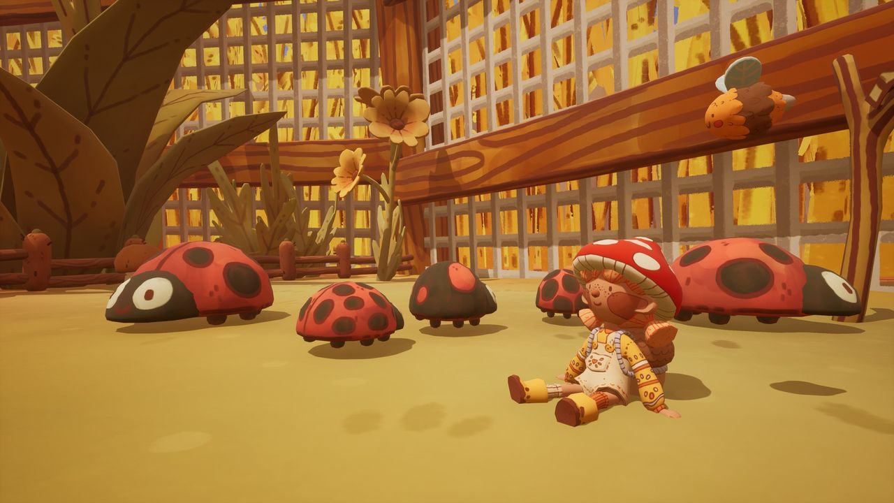 Image of mushroom post worker from platformer mail time