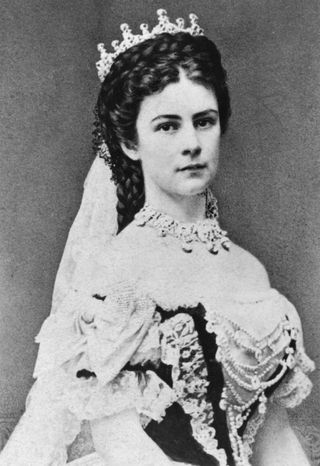 Duchess Elisabeth Amalie Eugenie of Bavaria (1837 - 1898), 1867. She married Emperor Franz Joseph I of Austria in 1854.