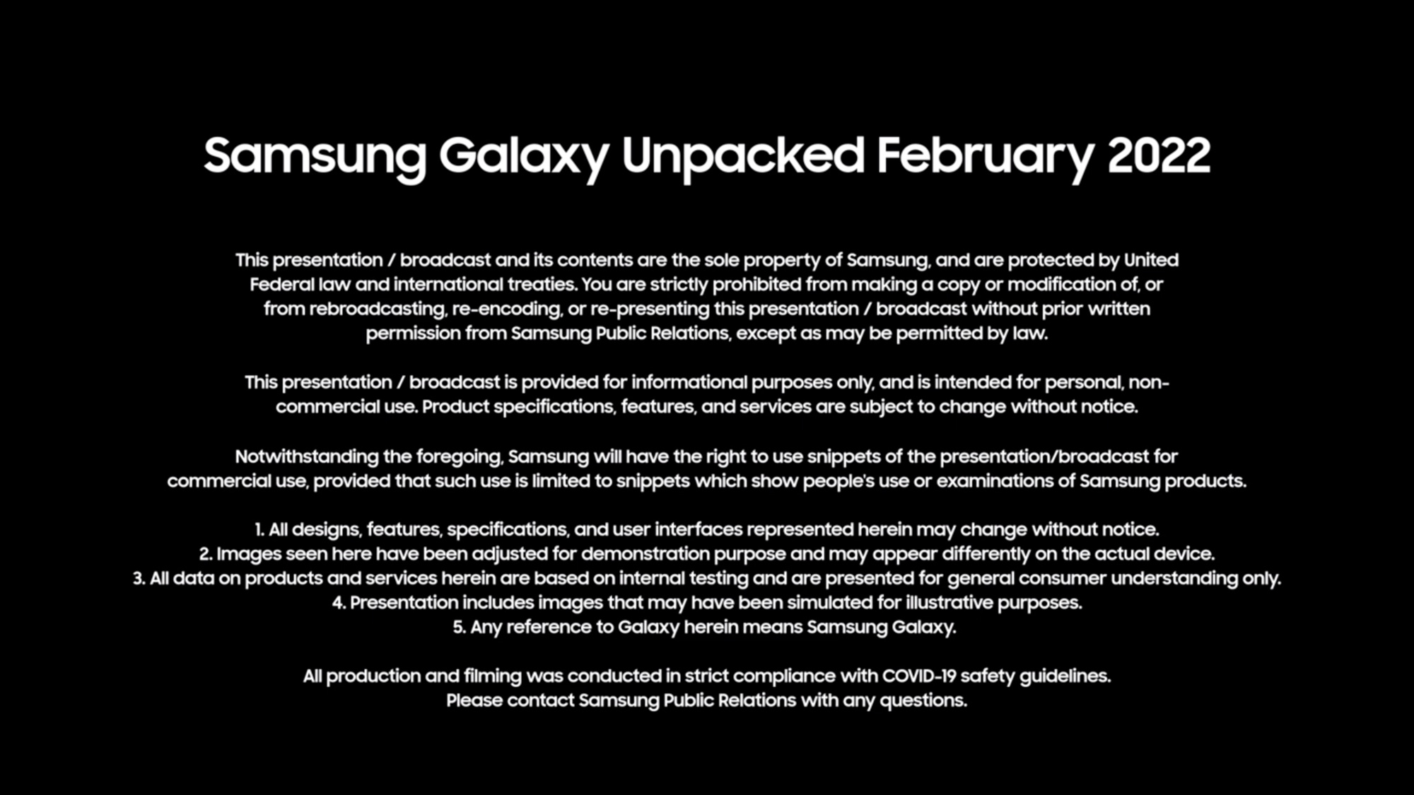 Galaxy Unpacked 2022 opening
