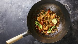 wok with noodle stir fry