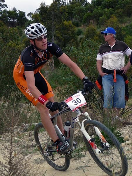 Young gun Paul Weymouth coasts along the trails