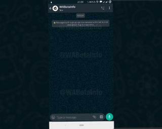 WhatsApp dark mode