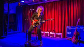 Brian May performs at the Brian May’s Red Special launch party in 2014