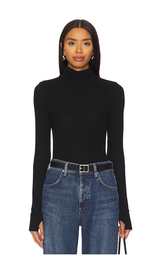 Arlen Long Sleeve Fitted Turtle Neck Top