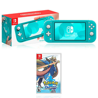 Nintendo Switch Lite + Pokemon Sword or Shield + Nintendo Switch Lite Kit | $238.99 (save $31)