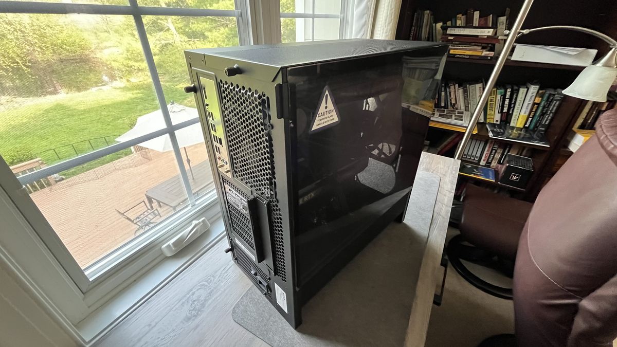 A NZXT Player PC (5070 Intel Edition) sitting on a desk