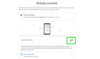how to view location history in Google Maps