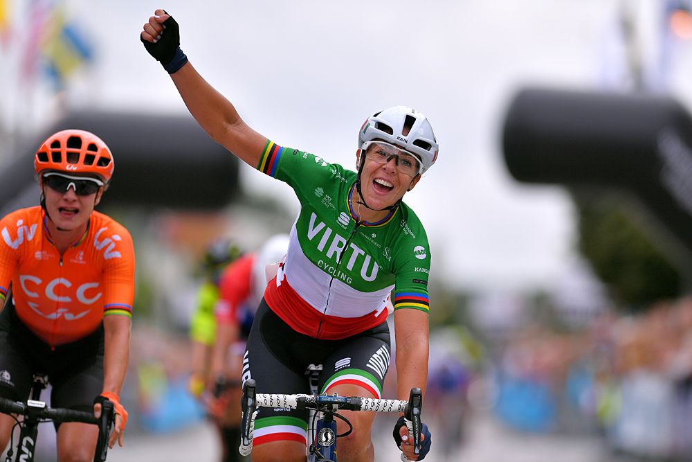 Marta Bastianelli (Virtu) wins Postnord Vargarda WestSweden