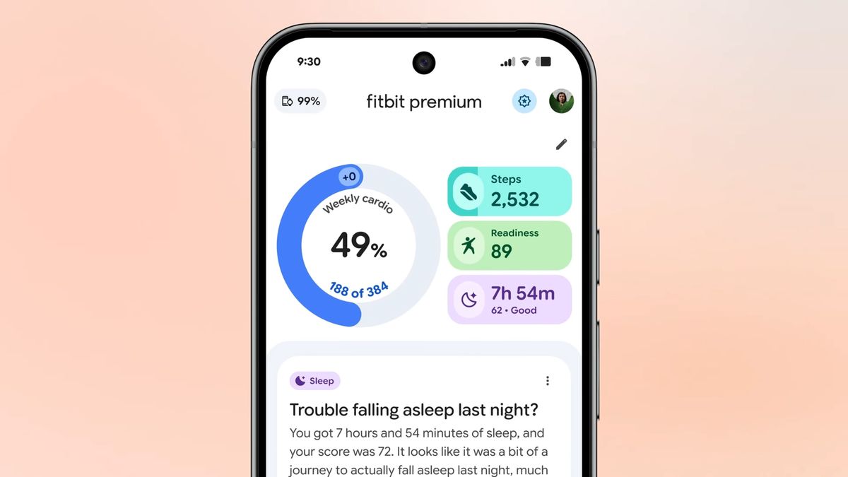 Fitbit's new AI-powered personal coach app is now rolling out to some – here's what's new