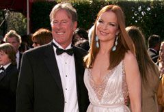 Marcia Cross and husband Tom Mahoney, celebrity news, Marie Claire