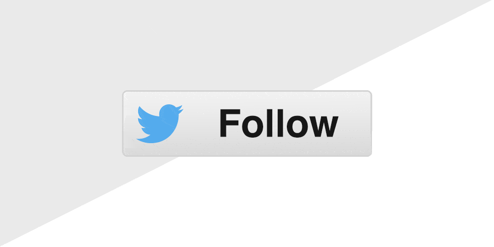 An animated Twitter button cycling between "Follow" and "Unfollow"