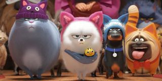 The Secret Life of Pets 2 Chloe, Gidget, and the crew walking confidently