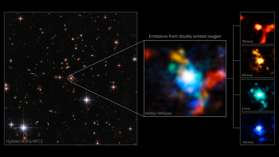 James Webb Space Telescope Spies Galaxies Merging Near Black Hole Space 1391