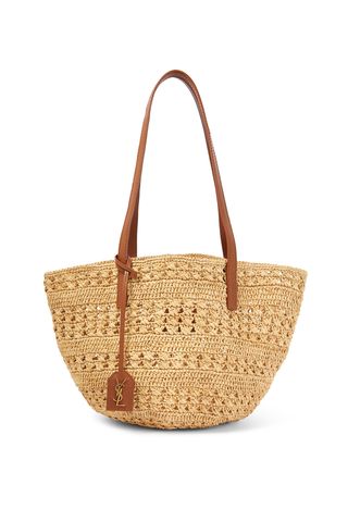 Saint Laurent, Panier Small raffia basket bag