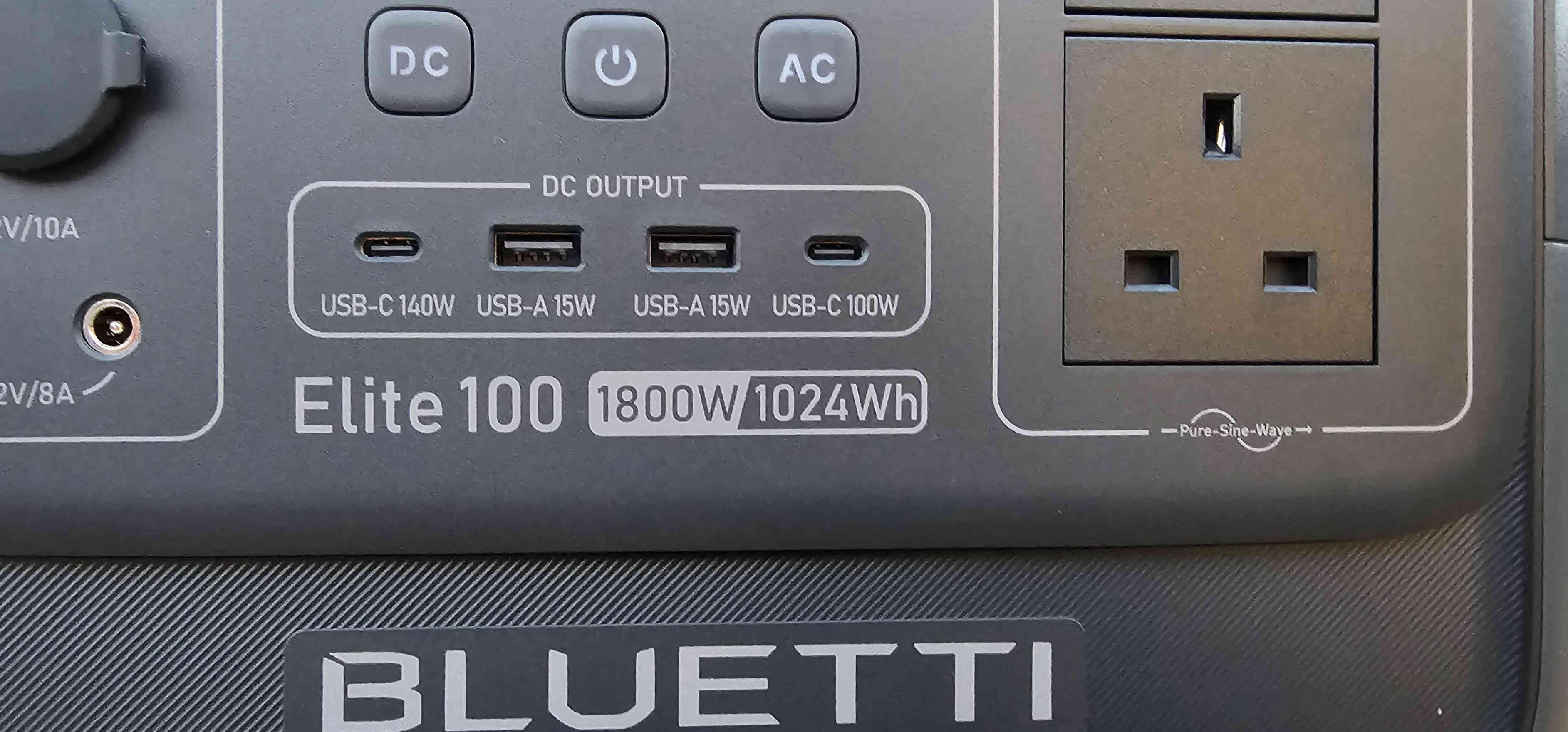 Bluetti Elite 100 V2 during our review