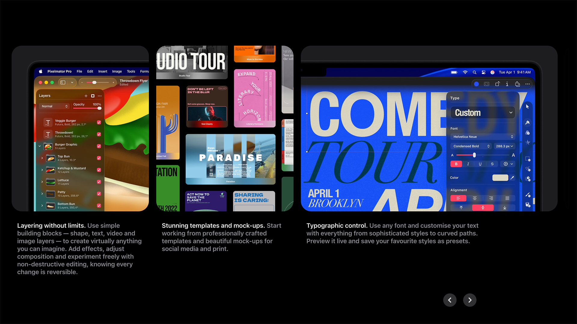 Apple Creator Studio subscription images.