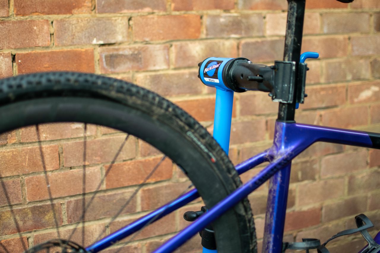 A Park Tool PCS 9.3 workstand