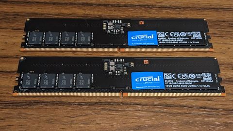 Crucial DDR5-5600 2x16GB memory modules
