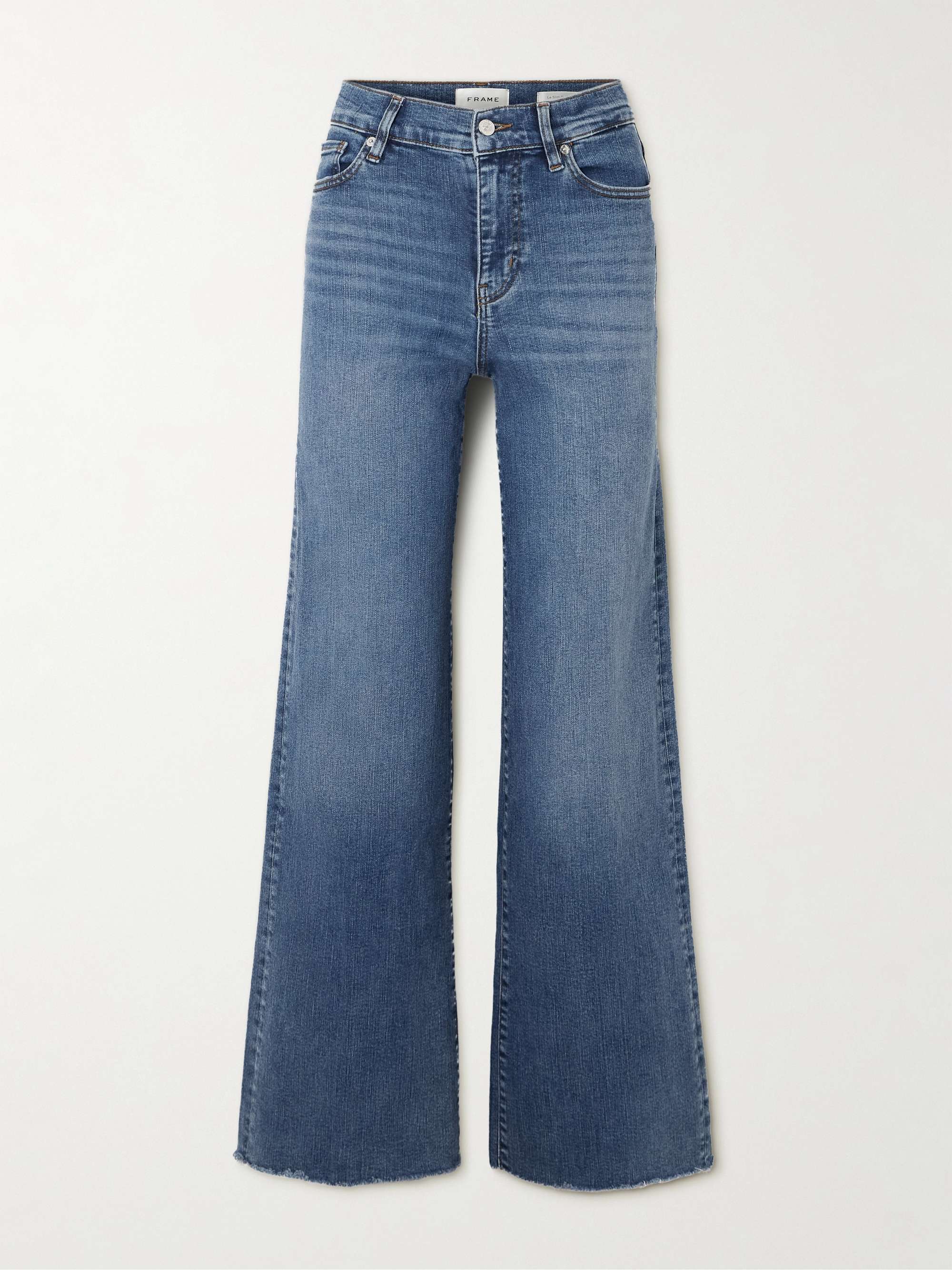 Le Slim Palazzo High-Rise Wide-Leg Jeans