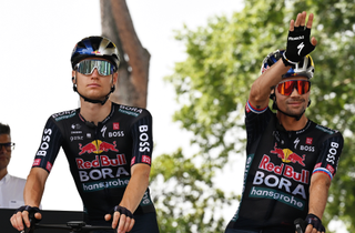 Aleksandr Vlasov and Primož Roglič (Red Bull-Bora-Hansgrohe)