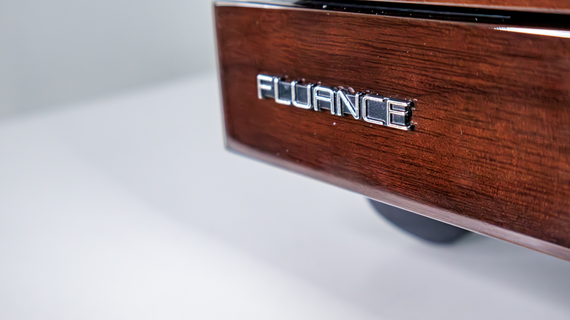 Fluance RT87 turntable on a white table