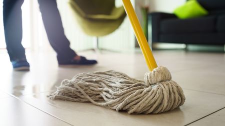 Mopping floor