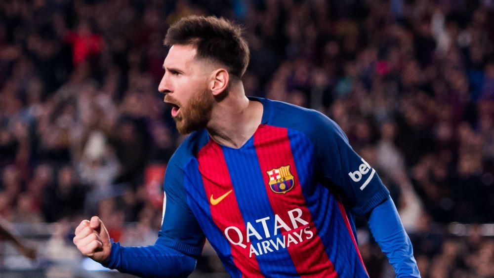 Barcelona 4 Valencia 2: Messi double helps to see off 10-man Valencia ...