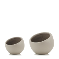 K by Kelly Hoppen Set of 2 Indoor Angled Planters 32cm and 25cm | £39.96 at QVC