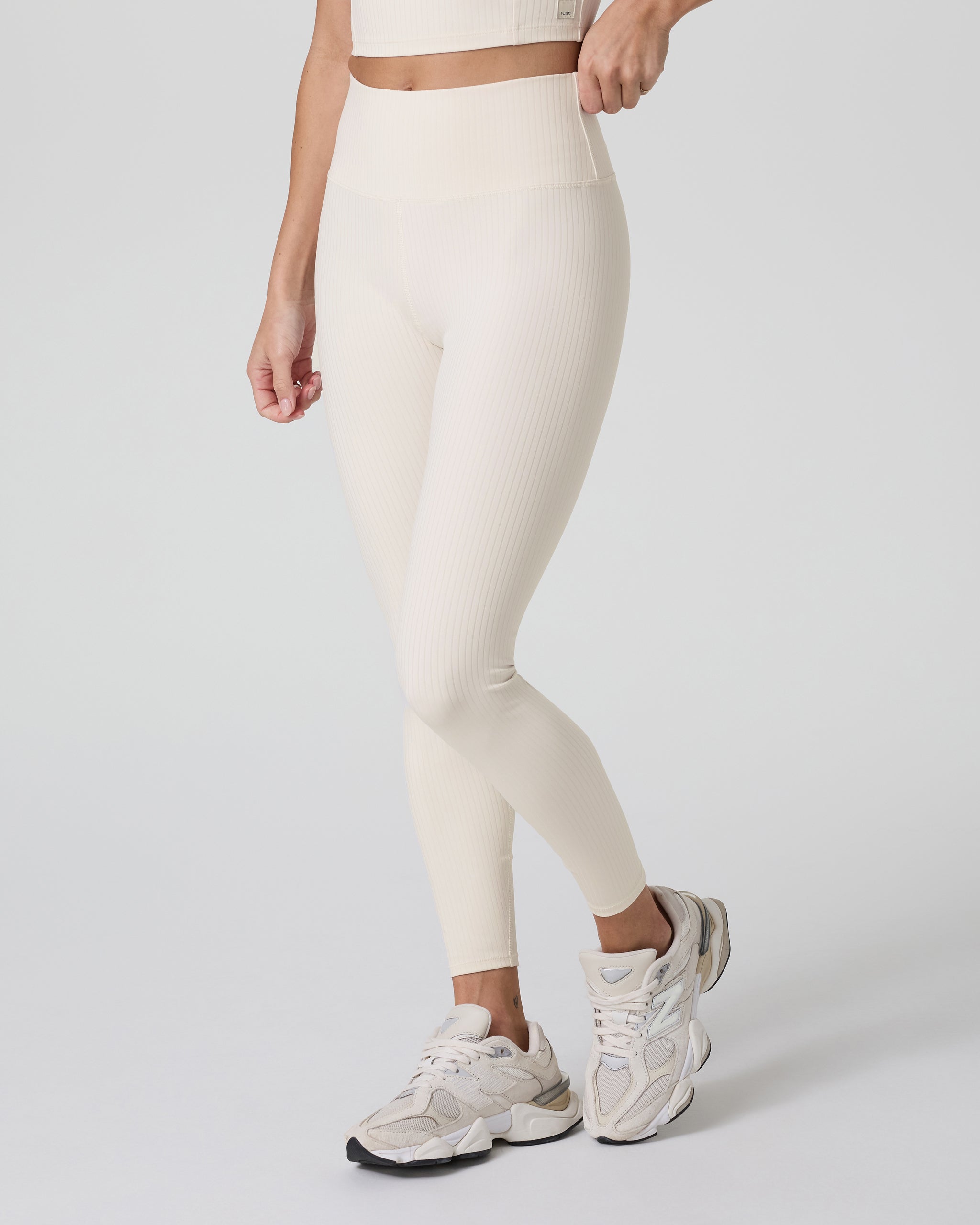 Inversion Rib Legging - Marshmallow - Xxs