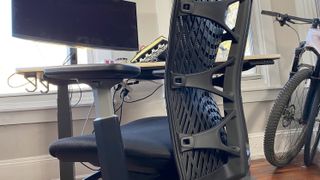 The back of an Autonomous Ergochair Ultra office chair