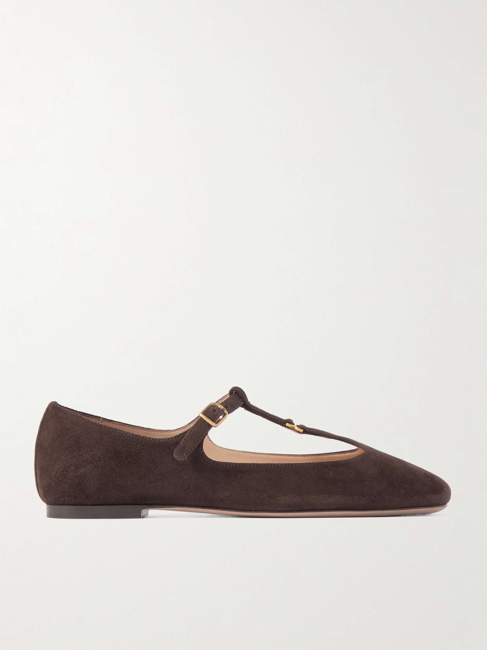 Marcie Embellished Suede Ballet Flats
