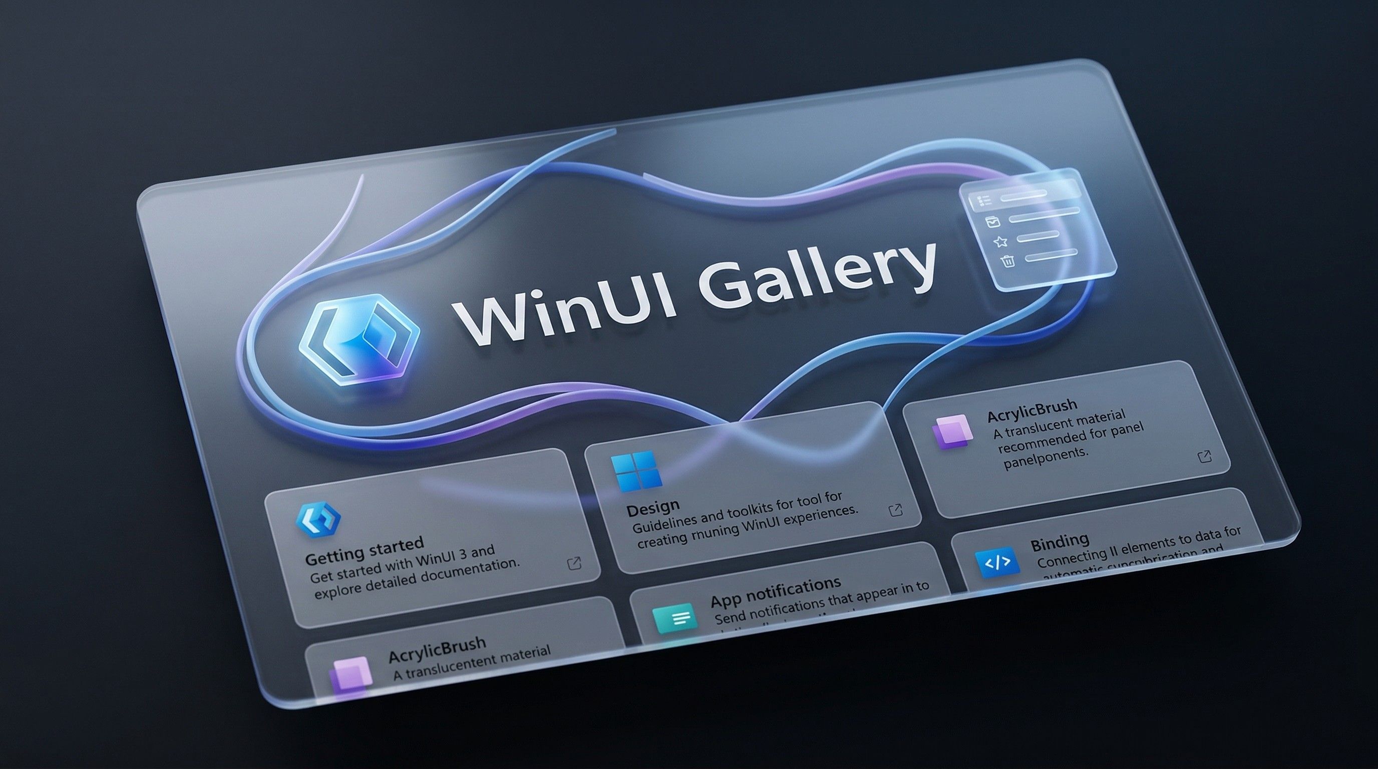 WinUI Gallery graphic