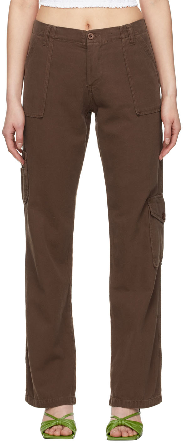 Brown Cotton Trousers